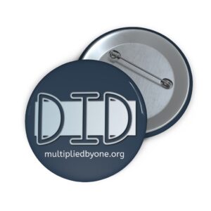 Blue DID Pin - Dissociative Identity Disorder pin (Version 1)