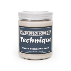 9oz Aromatherapy Grounding Technique Candles; Name 5 Things We Can Smell (Blue) 3 scents